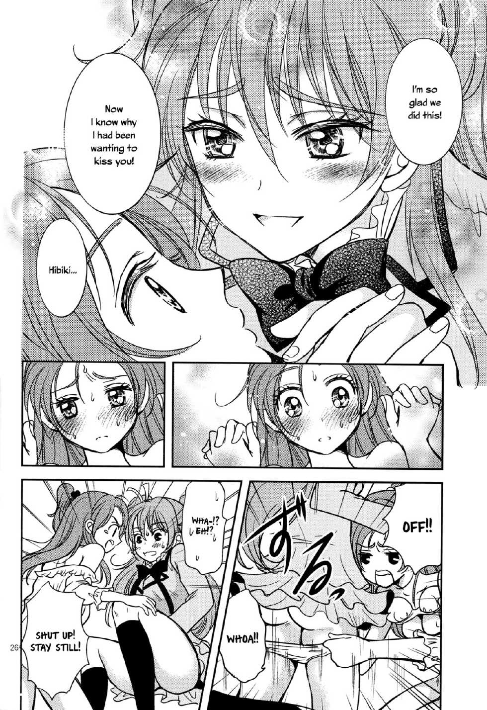 (C83) [Cherry Moon (K-Zima)] Tokimeki no Prelude - Let's Play the Prelude of Love (Suite PreCure!) [English] [Yuri-ism] - Page 25