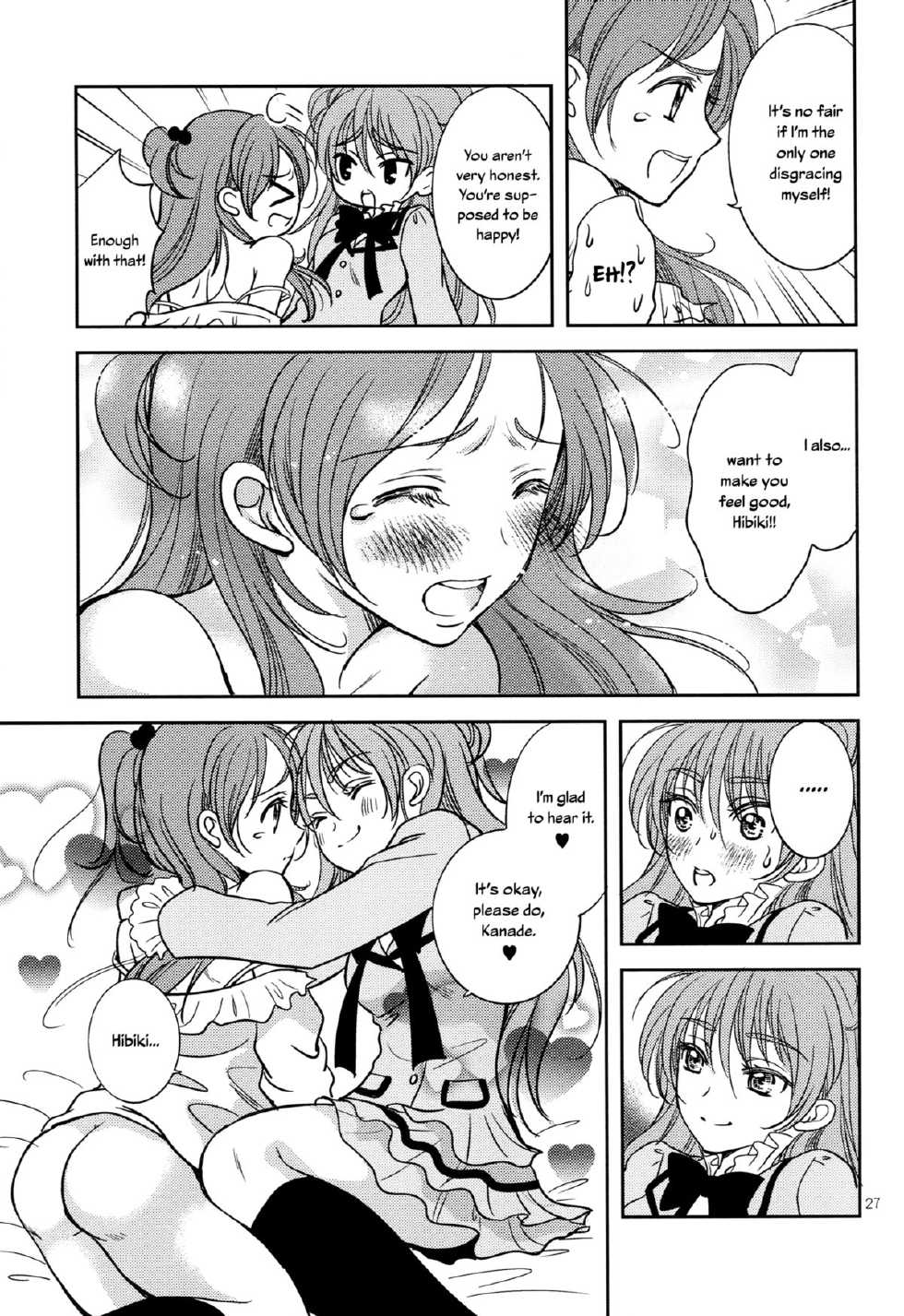 (C83) [Cherry Moon (K-Zima)] Tokimeki no Prelude - Let's Play the Prelude of Love (Suite PreCure!) [English] [Yuri-ism] - Page 26
