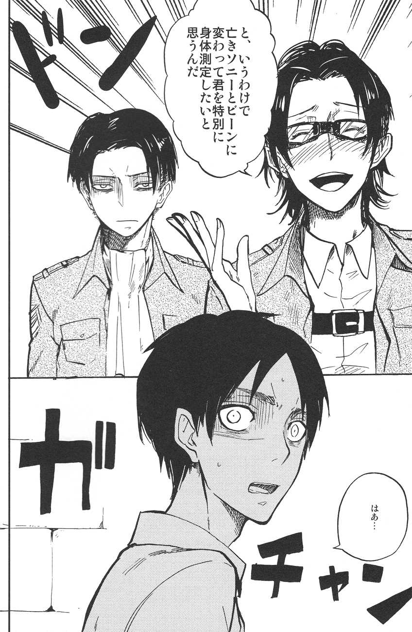 (FALL OF WALL2) [Senkan AA (Ahiru)] Kimi o Kowashi Tai (Shingeki no Kyojin) - Page 5