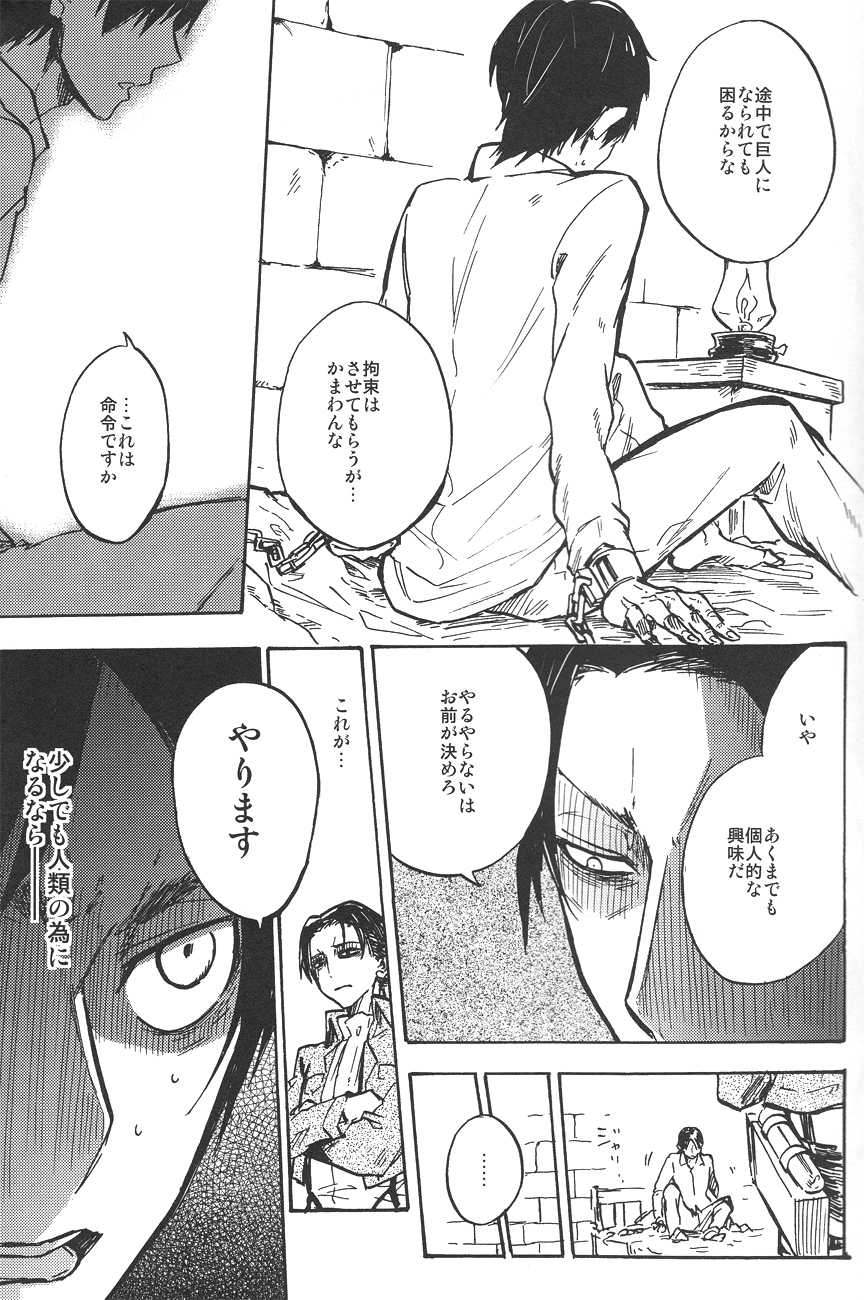 (FALL OF WALL2) [Senkan AA (Ahiru)] Kimi o Kowashi Tai (Shingeki no Kyojin) - Page 8