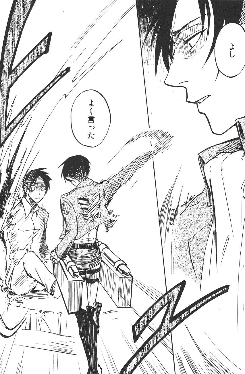 (FALL OF WALL2) [Senkan AA (Ahiru)] Kimi o Kowashi Tai (Shingeki no Kyojin) - Page 9