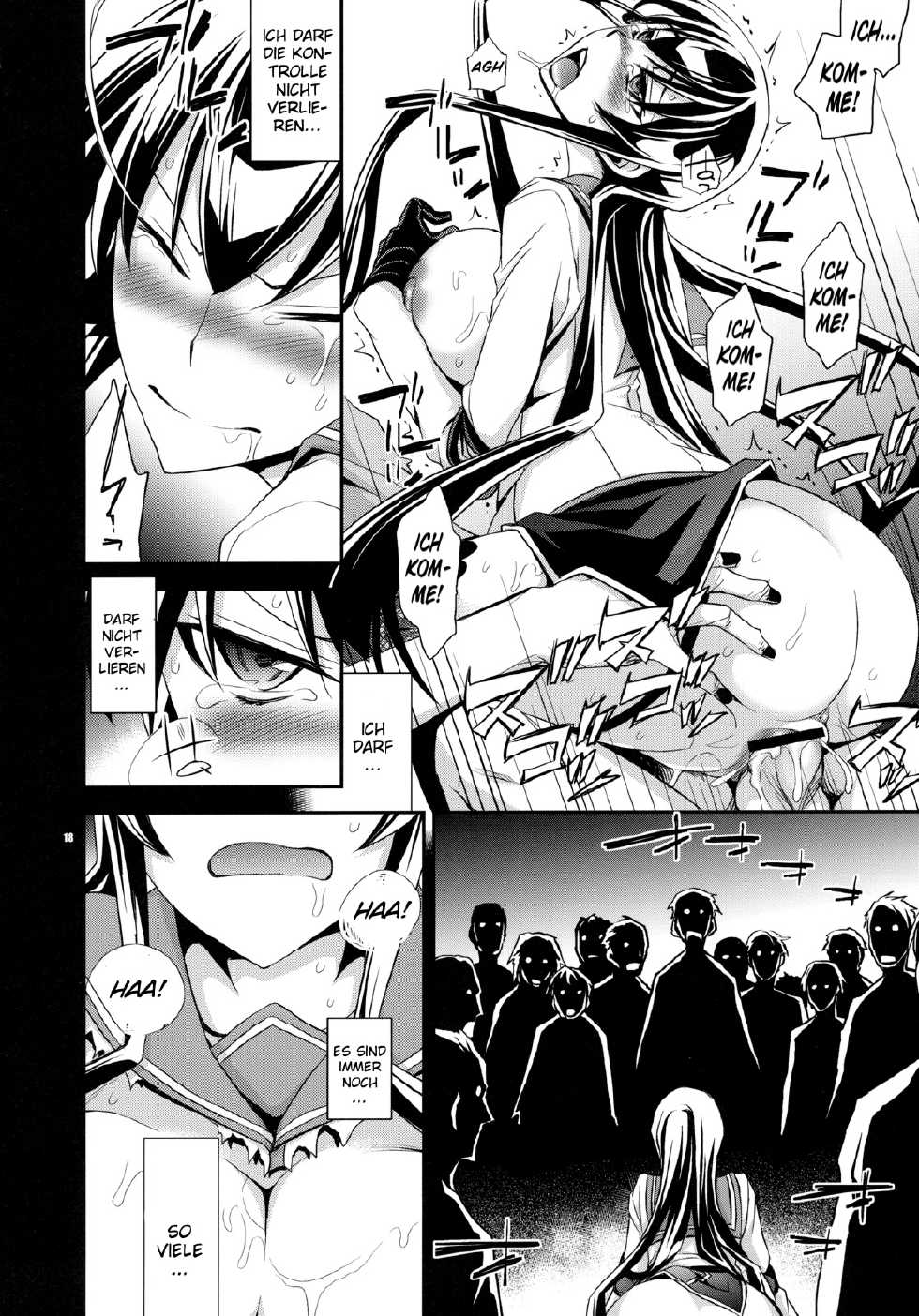 (C79) [Crazy9 (Ichitaka)] RAPE OF THE DEAD (HIGHSCHOOL OF THE DEAD) [German] {schmidtsst} - Page 17