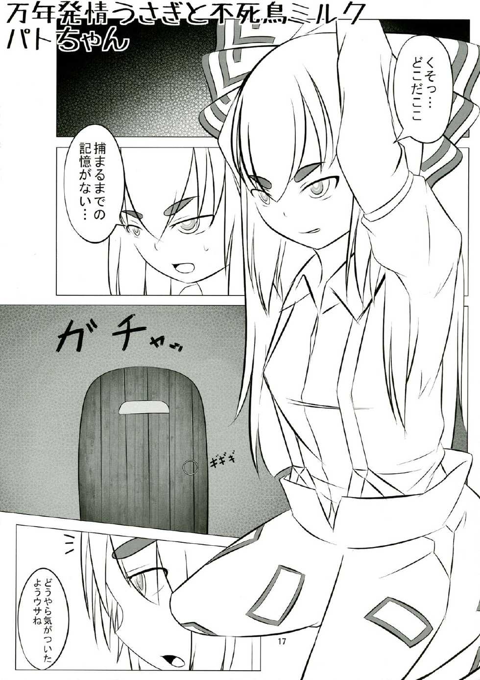 (Reitaisai 10) [Konnyaku Nabe, Mayu Tomato (magifuro Konnyaku, Iyoda Mark, Pato-chan)] Touhou Futanari Keihou (Touhou Project) - Page 17