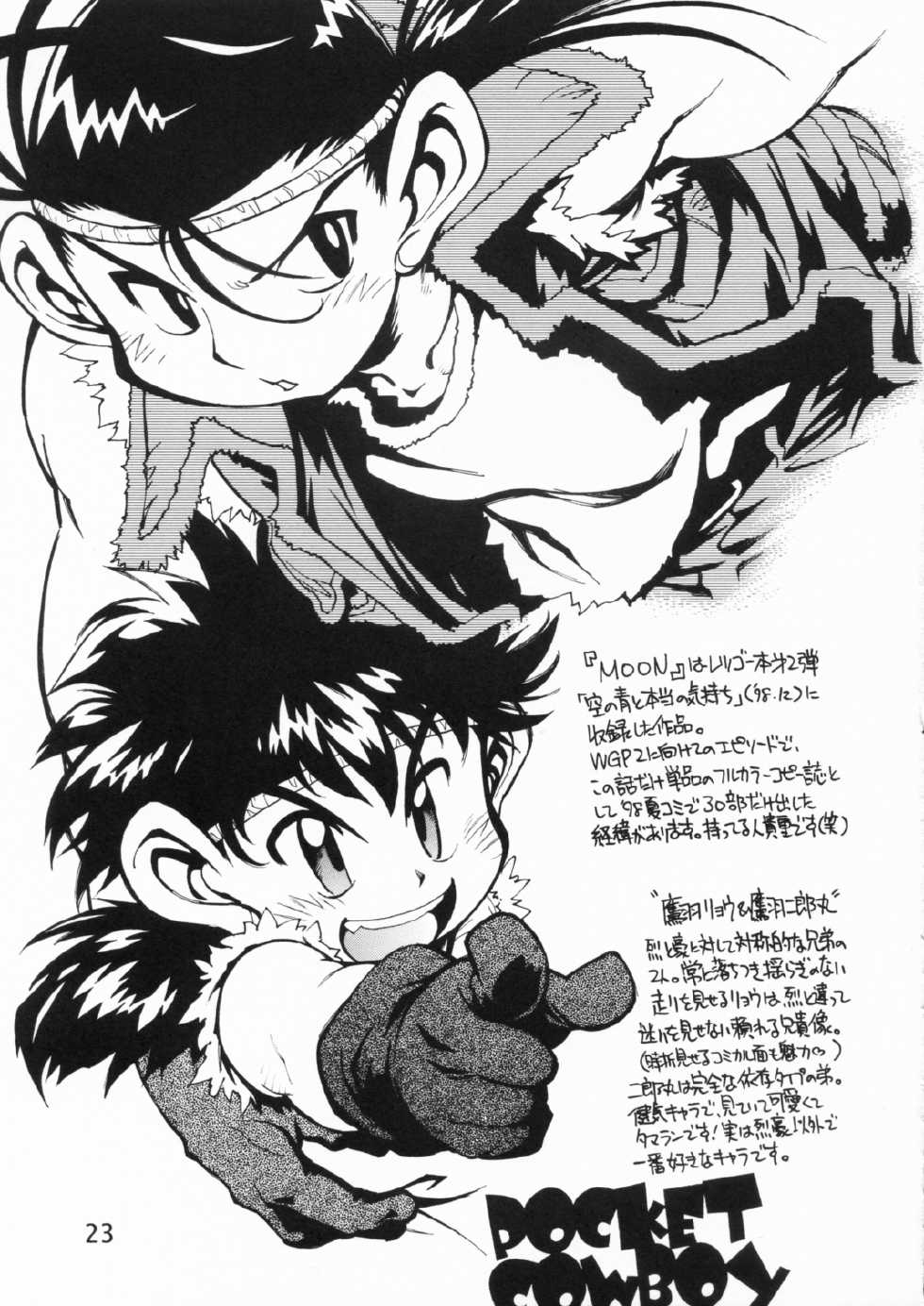 (C73) [Ryuutai Rikigaku (Akio Takami)] POCKET COWBOY RETURNS! (Bakusou Kyoudai Lets & Go!!) - Page 22