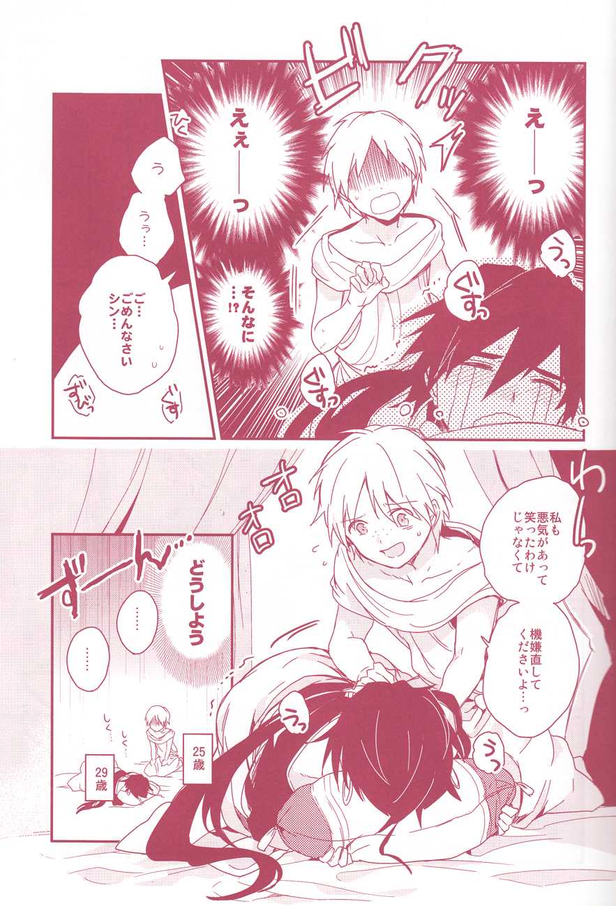 (Meikyuu Tanbou) [Gosumura (Achii)] Shoya Shikkaku (Magi: The Labyrinth of Magic) - Page 11