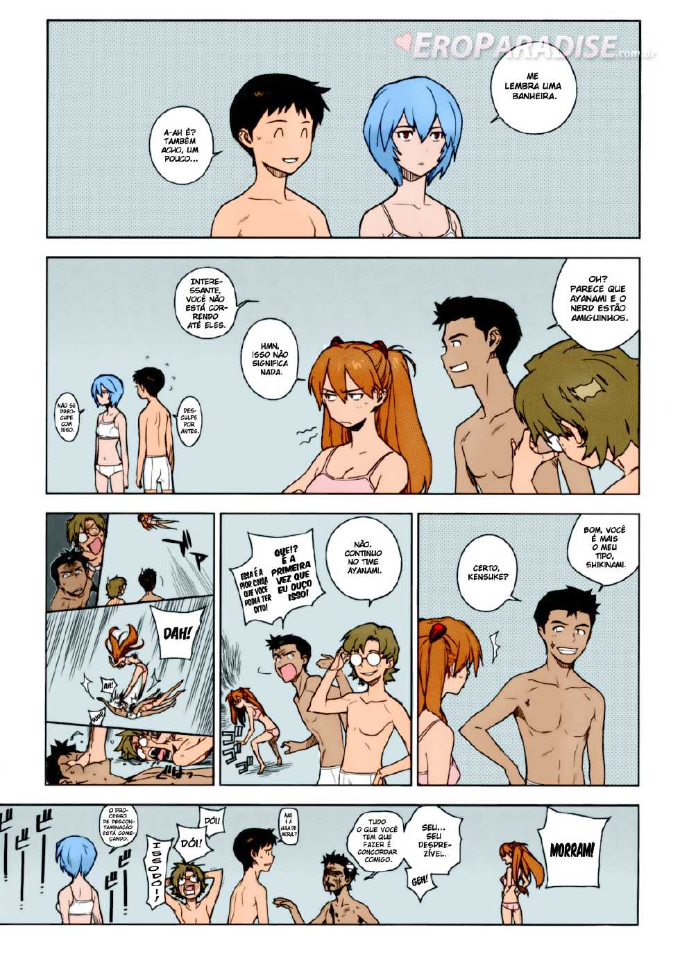 [enuma elish (Yukimi)] LIKE A BEAST (Neon Genesis Evangelion) [Portuguese-BR] [EroParadise] [Colorized] - Page 9