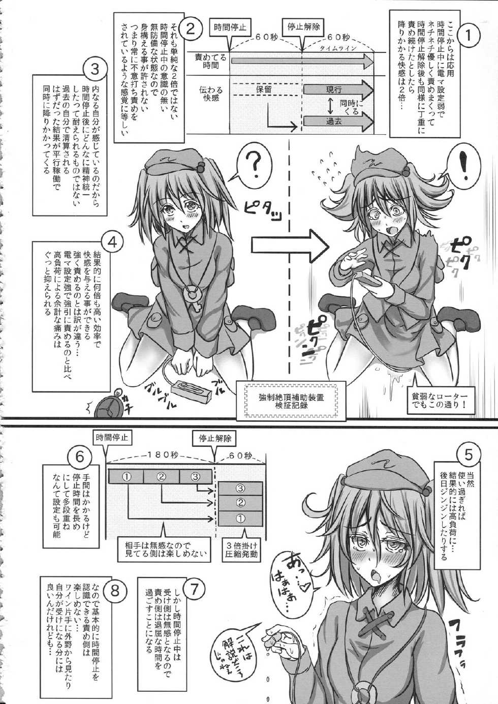 (C84) [Monaka Udon (Monikano)] Izayoi Sakuya Kyousei Zecchou Souchi (Touhou Project) - Page 16