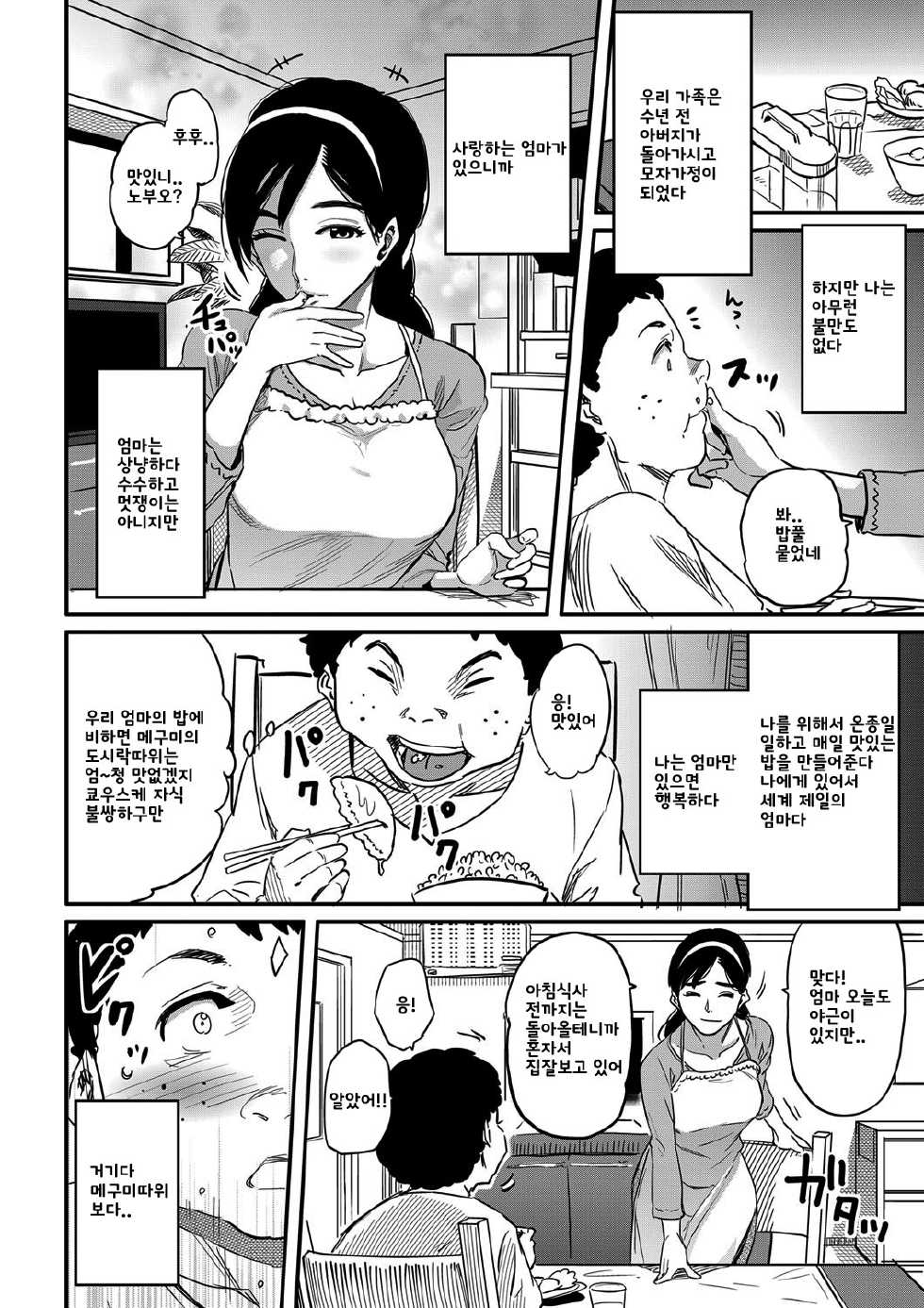 [Hana Hook] Haha to Ikemen x Boku to Zurineta (COMIC Magnum Vol. 34) [Korean] [Decensored] - Page 4