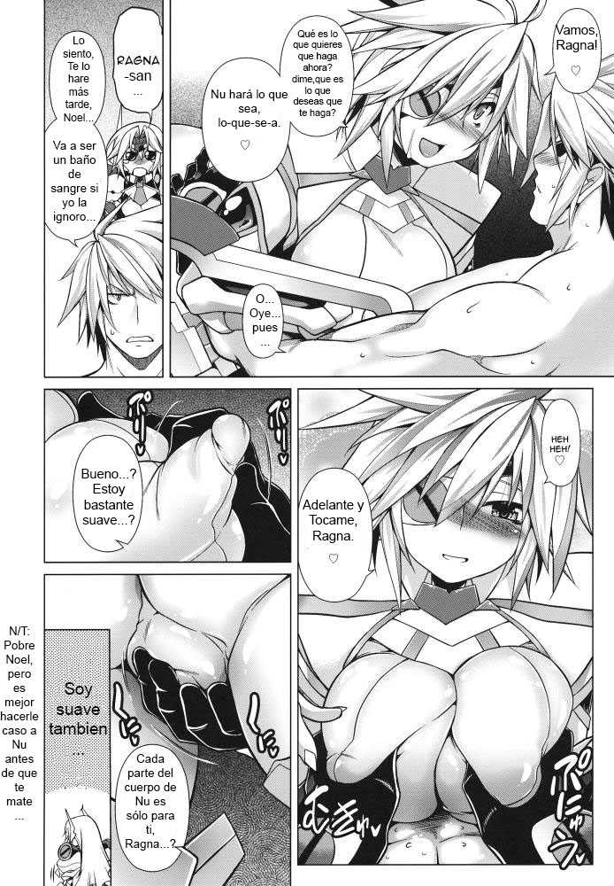 (C84) [STUDIO TIAMAT (TANABE)] BREAK BLUE DOUBLE ENGINE (BLAZBLUE) [Spanish] [DevilZombie] - Page 12