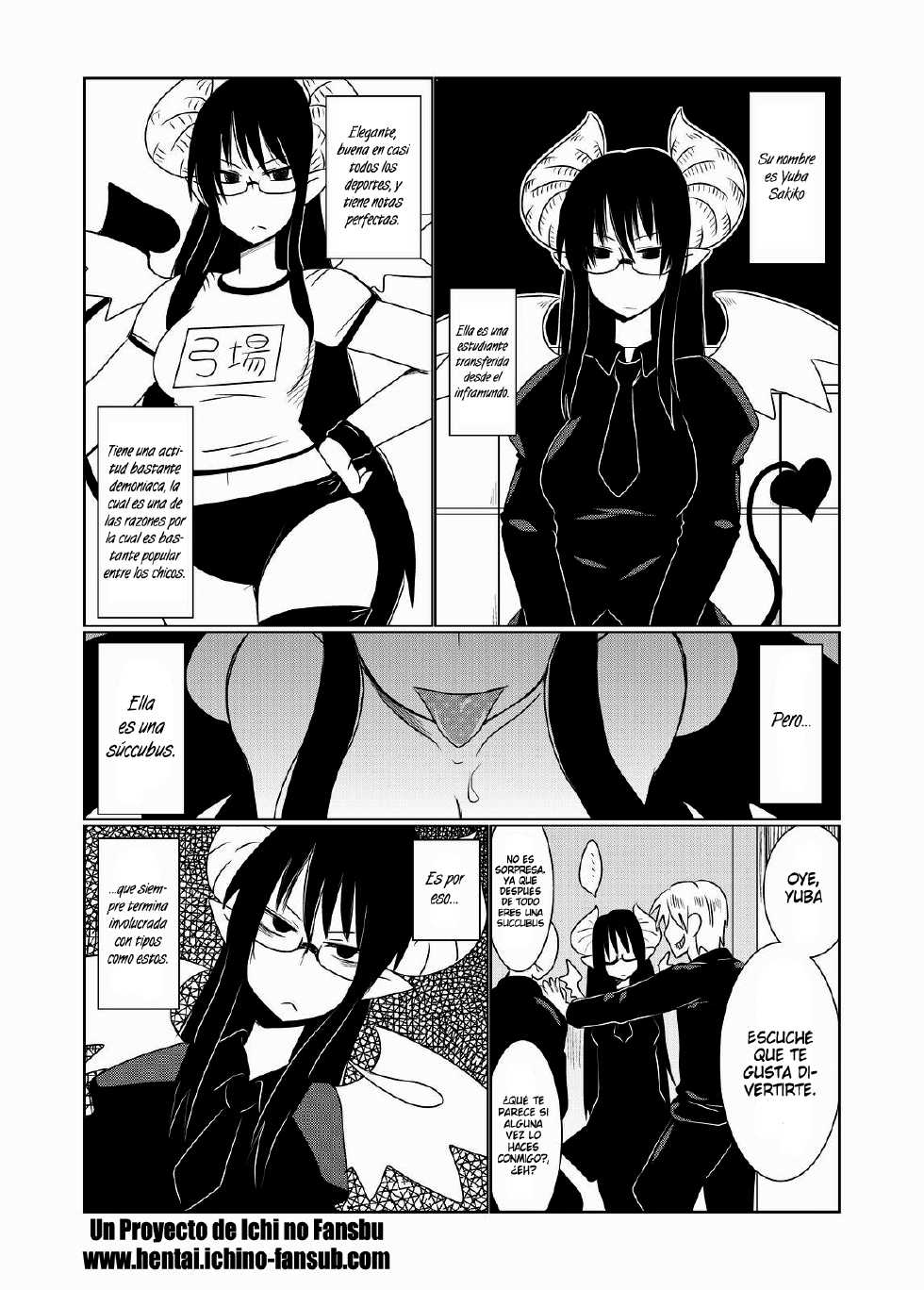 [Hroz] JK Succubus no Renai Jijou. | Thoughts on Love by a Female High School Succubus [Spanish] [Ichi no Fansub] - Page 3