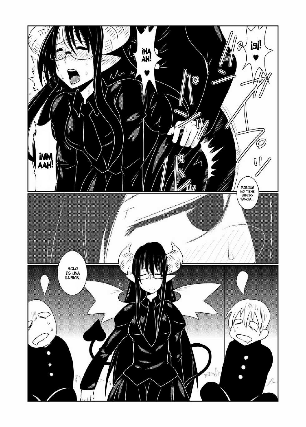 [Hroz] JK Succubus no Renai Jijou. | Thoughts on Love by a Female High School Succubus [Spanish] [Ichi no Fansub] - Page 6