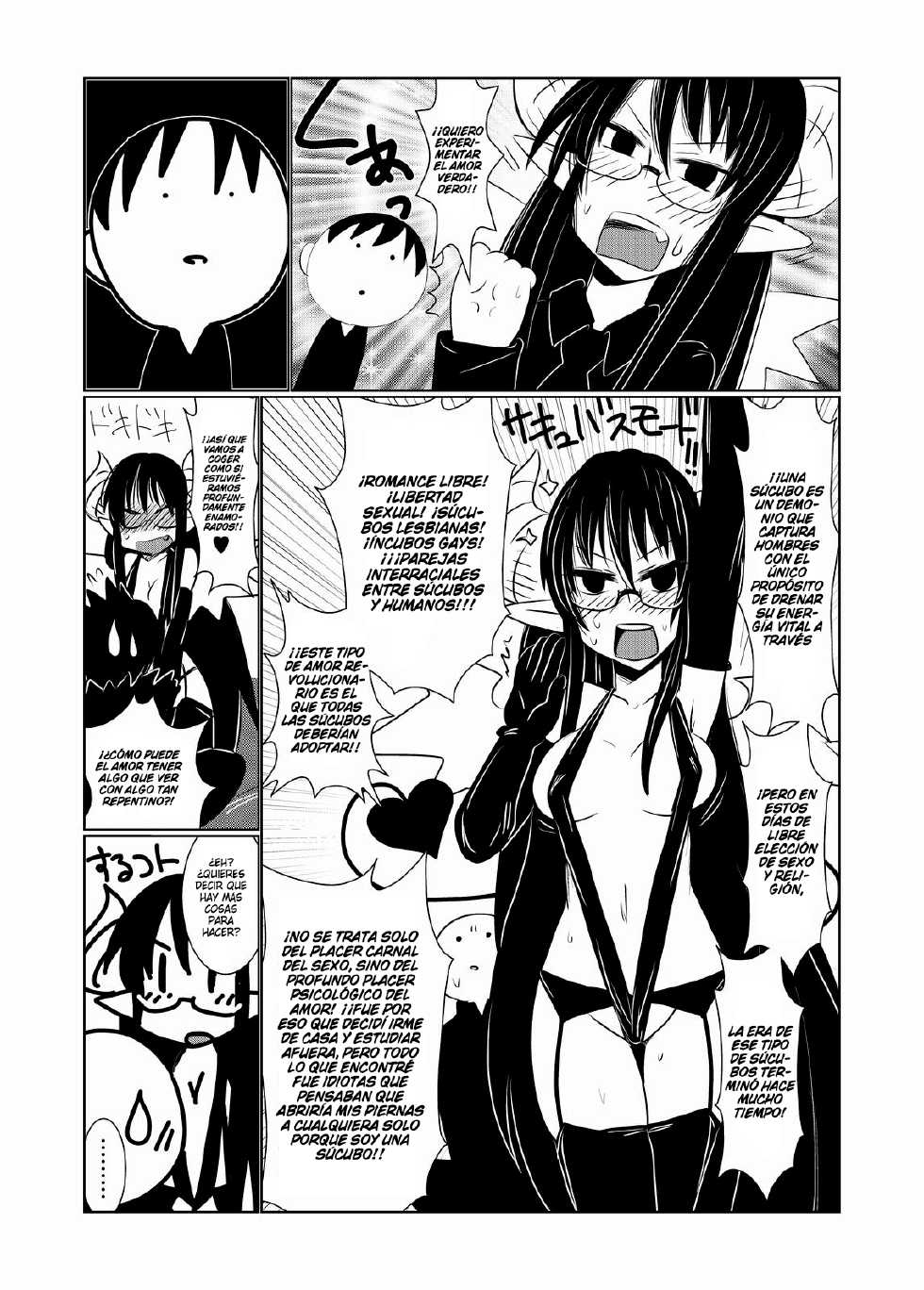 [Hroz] JK Succubus no Renai Jijou. | Thoughts on Love by a Female High School Succubus [Spanish] [Ichi no Fansub] - Page 10