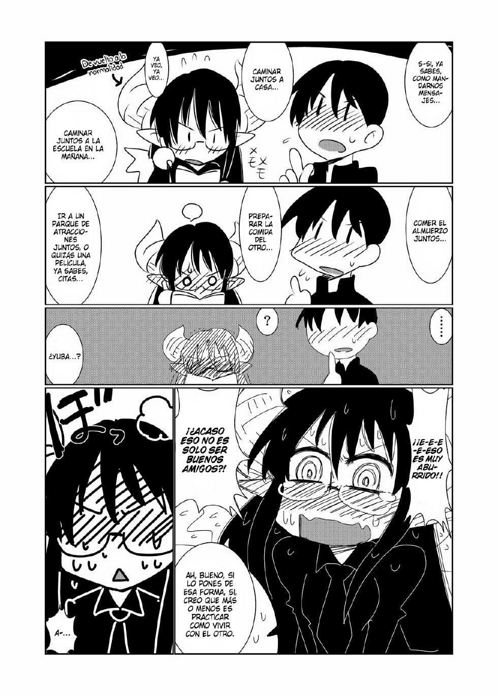 [Hroz] JK Succubus no Renai Jijou. | Thoughts on Love by a Female High School Succubus [Spanish] [Ichi no Fansub] - Page 11