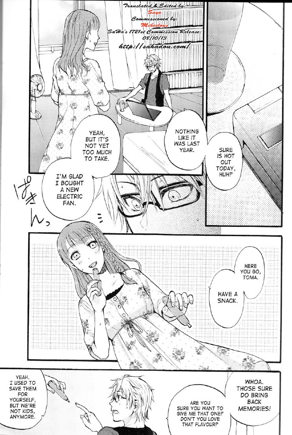 (Otomate Carnevale 4) [Beyond the SKY (Saedzuki Yuto)] Natsu ni Koishite (AMNESIA) [English] [SaHa] - Page 2