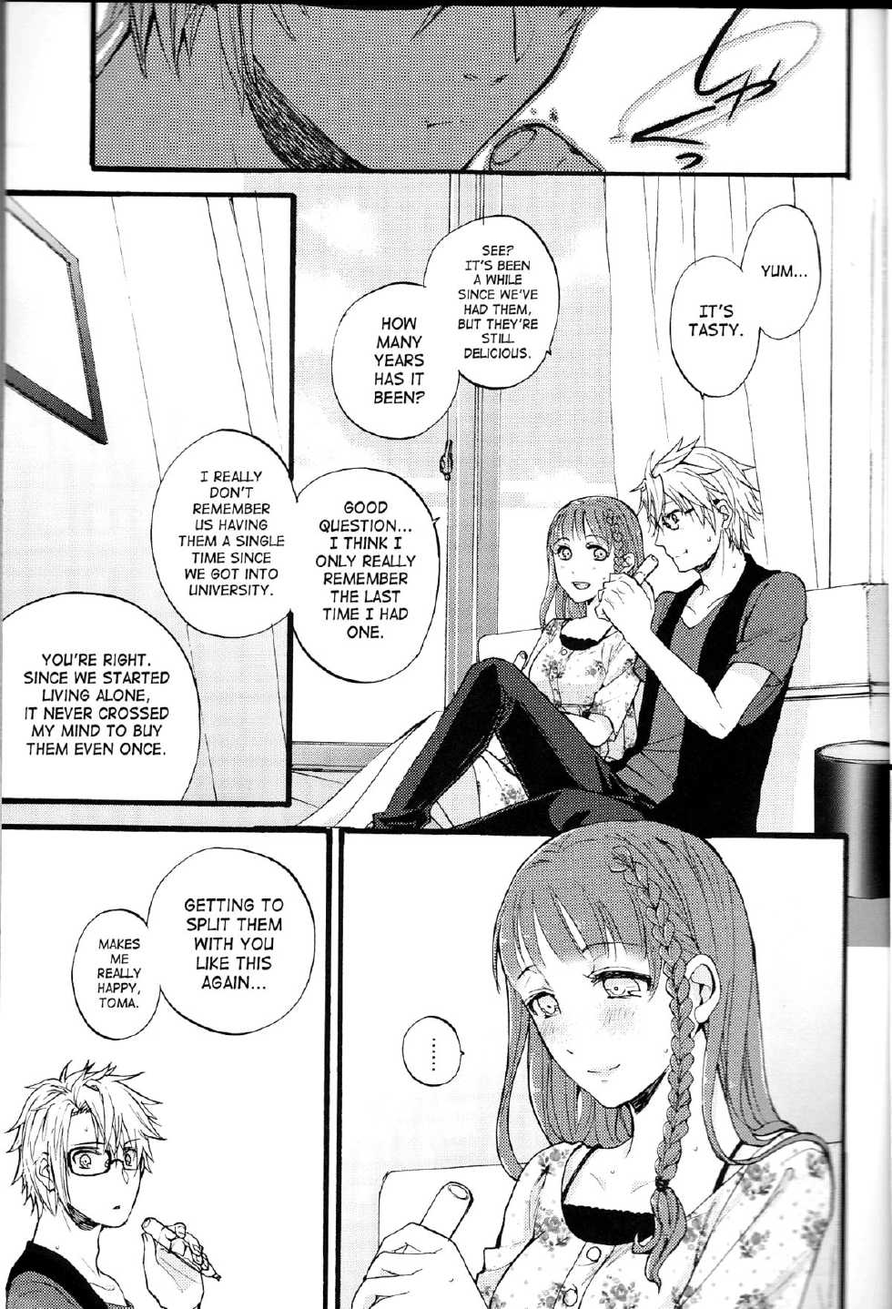 (Otomate Carnevale 4) [Beyond the SKY (Saedzuki Yuto)] Natsu ni Koishite (AMNESIA) [English] [SaHa] - Page 4