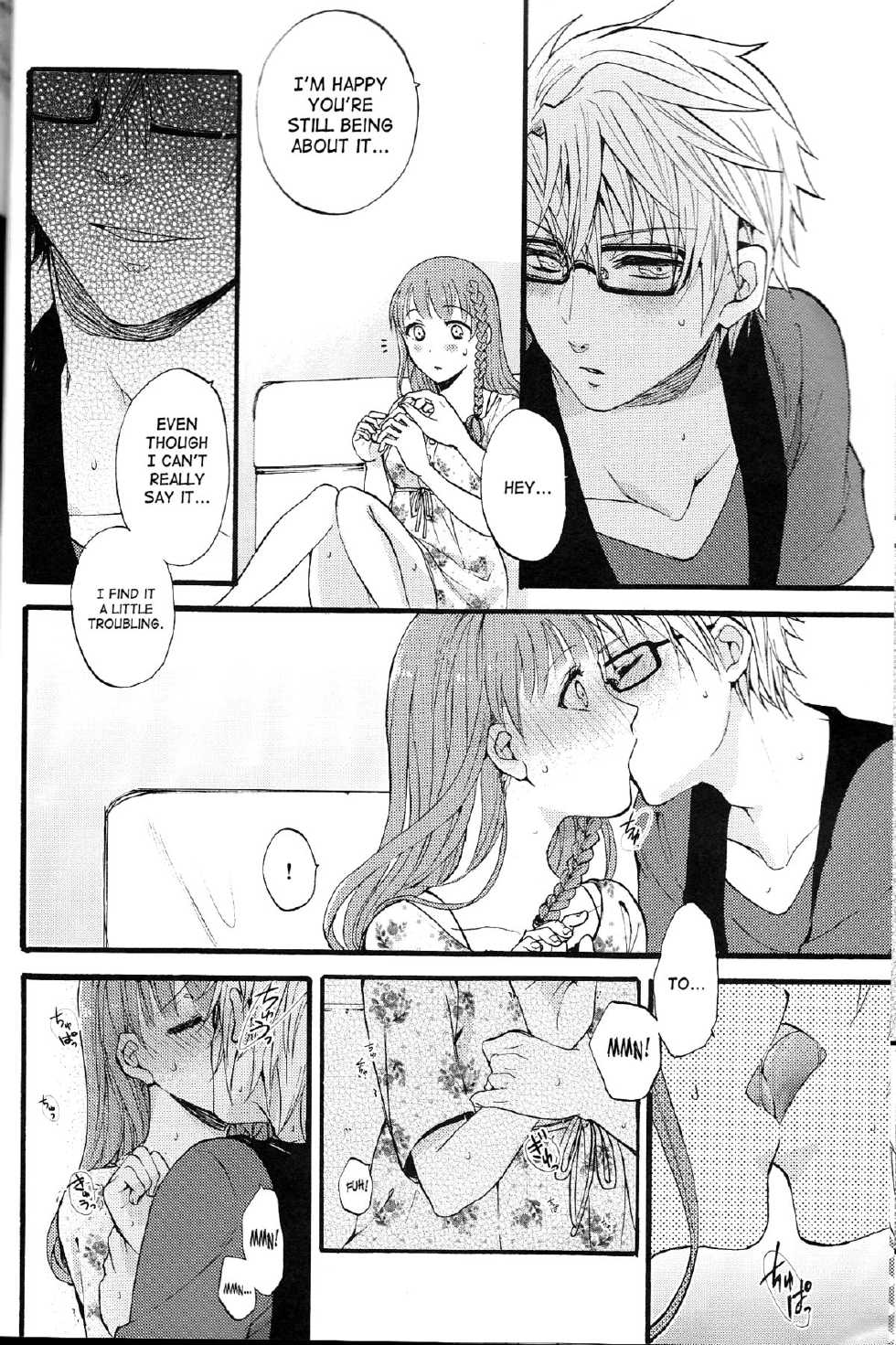 (Otomate Carnevale 4) [Beyond the SKY (Saedzuki Yuto)] Natsu ni Koishite (AMNESIA) [English] [SaHa] - Page 9