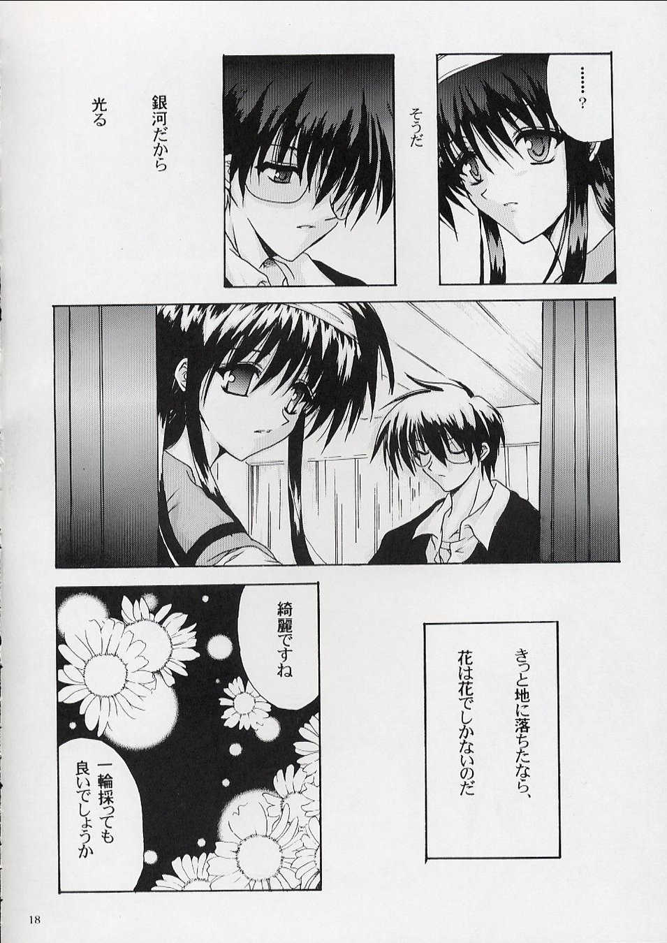 (C62) [Rough Driver (Kiriya Kyousuke)] Ginga Tetsudou no Yoru ～ The Volume on Crimson ～ (Tsukihime) - Page 17