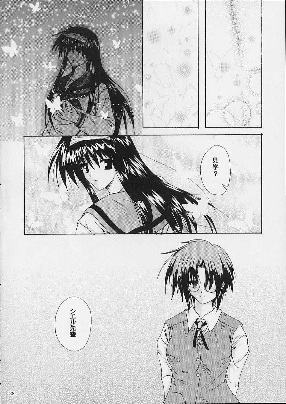 (C62) [Rough Driver (Kiriya Kyousuke)] Ginga Tetsudou no Yoru ～ The Volume on Crimson ～ (Tsukihime) - Page 27
