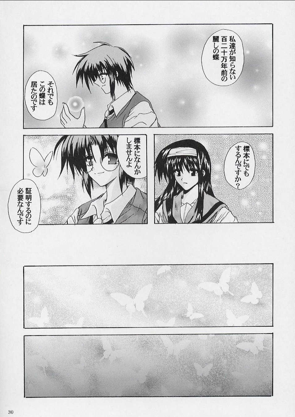 (C62) [Rough Driver (Kiriya Kyousuke)] Ginga Tetsudou no Yoru ～ The Volume on Crimson ～ (Tsukihime) - Page 29