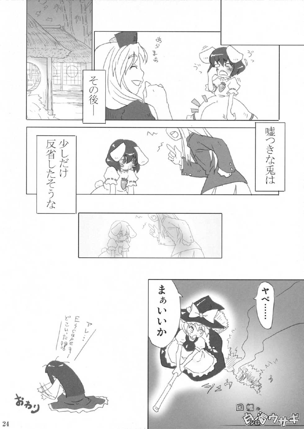 (C71) [Include (Foolest, Decko)] Inaba no Shiro Usagi (Touhou Project) - Page 23