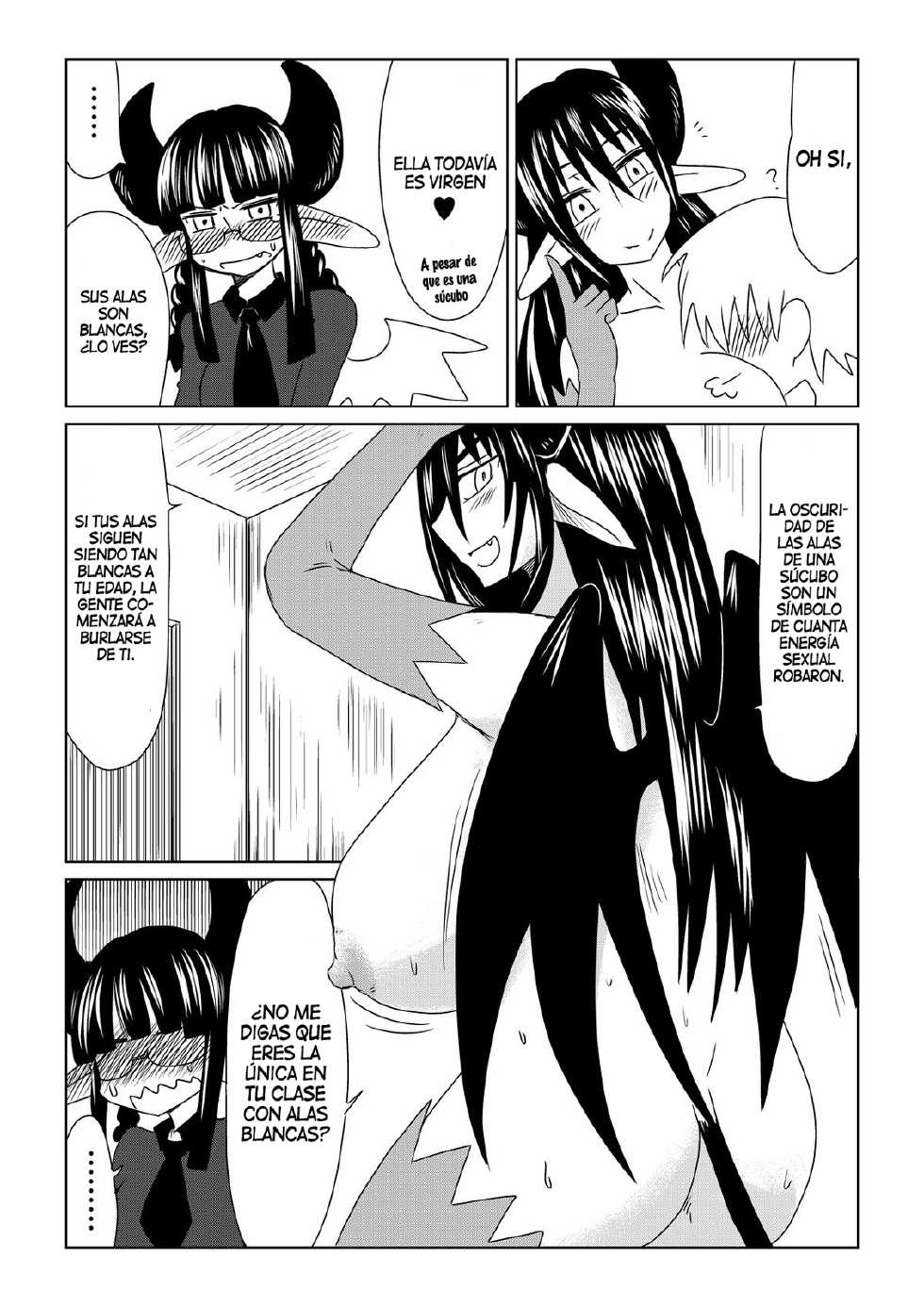 [Hroz] Shojo Succubus wa Hane ga Shiroi. | The Wings of a Virgin Succubus are White [Spanish] [Ichi no Fansub] - Page 6