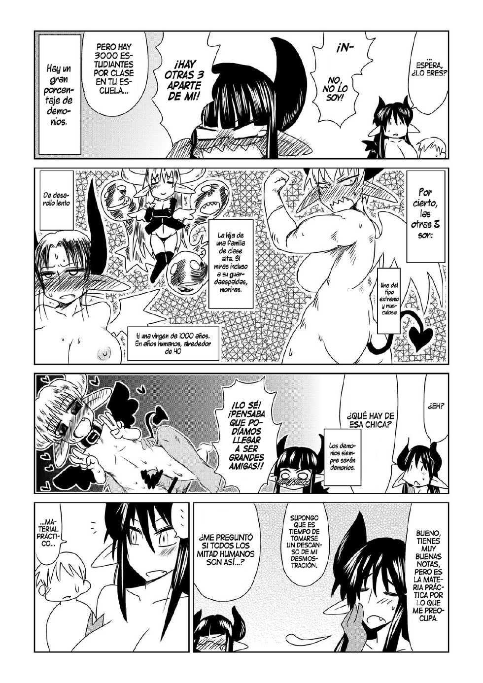 [Hroz] Shojo Succubus wa Hane ga Shiroi. | The Wings of a Virgin Succubus are White [Spanish] [Ichi no Fansub] - Page 7