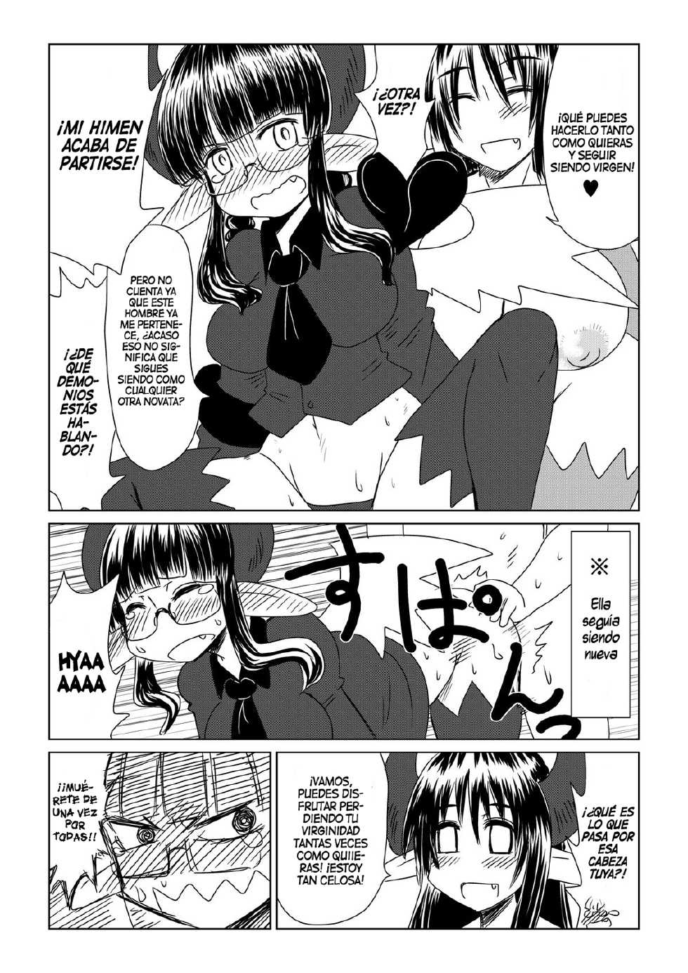 [Hroz] Shojo Succubus wa Hane ga Shiroi. | The Wings of a Virgin Succubus are White [Spanish] [Ichi no Fansub] - Page 17