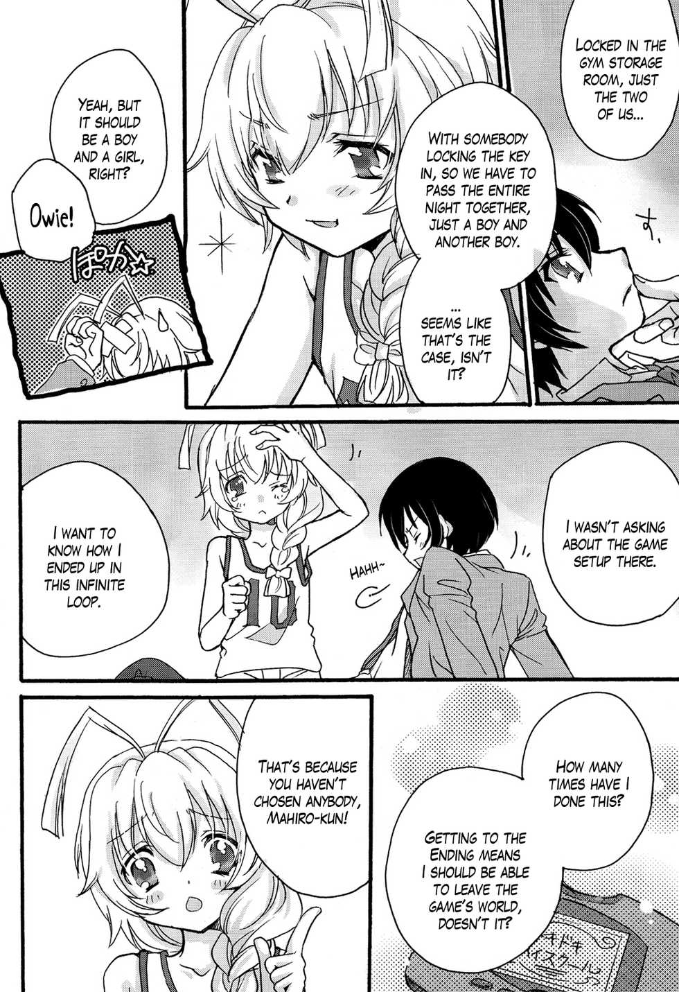(Shota Scratch 17) [Amecyan (Soraho, Mogami Mikan)] Doki Doki High School Hastur Route! | Palpitating School Life Hastur Route! (Haiyore! Nyaruko-san) [English] =SW= - Page 6