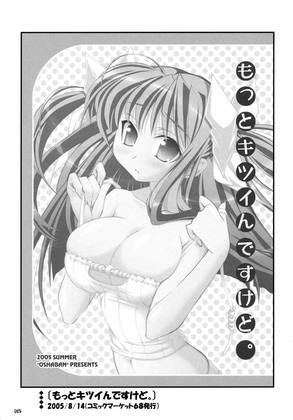 (C71) [Oshaban (Sasahiro)] Oshaban Shoushuuhen - Page 14