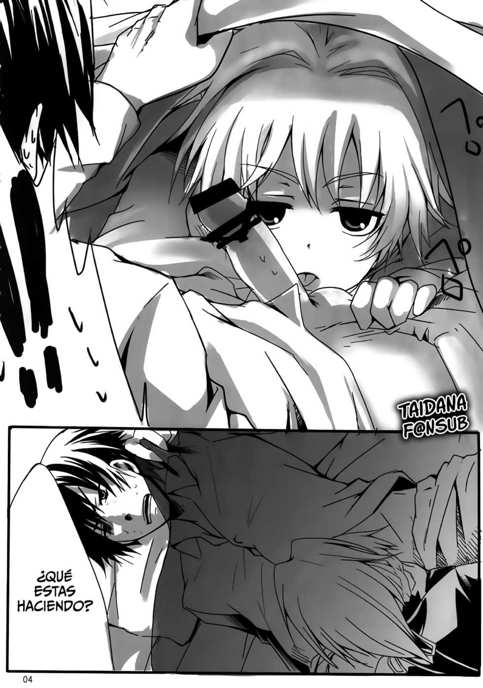 (Puniket 22) [TWILIGHT DUSK (Aikura Mahiru, Aikura Shuuya)] Yome vs Yome (DARKER THAN BLACK) [Spanish] [Taidana F@nsub] - Page 3