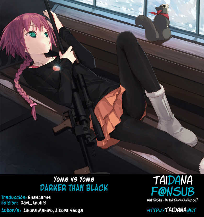 (Puniket 22) [TWILIGHT DUSK (Aikura Mahiru, Aikura Shuuya)] Yome vs Yome (DARKER THAN BLACK) [Spanish] [Taidana F@nsub] - Page 35