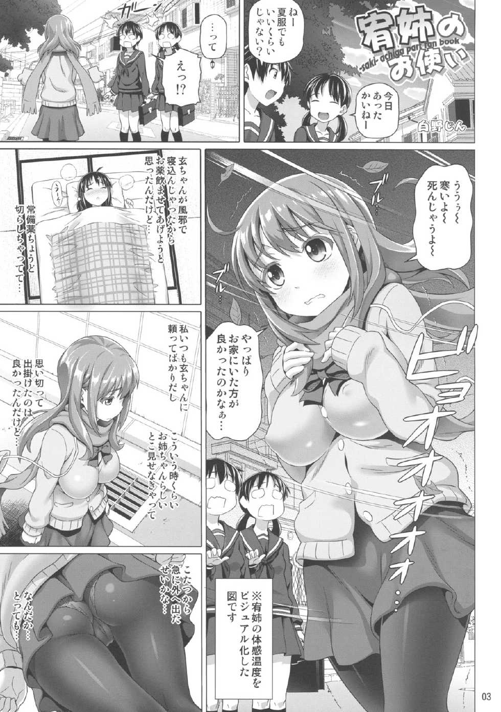 (COMIC1☆7) [pooca (Shirano Jin)] Yuu Nee no Otsukai (Saki Achiga-hen) - Page 3