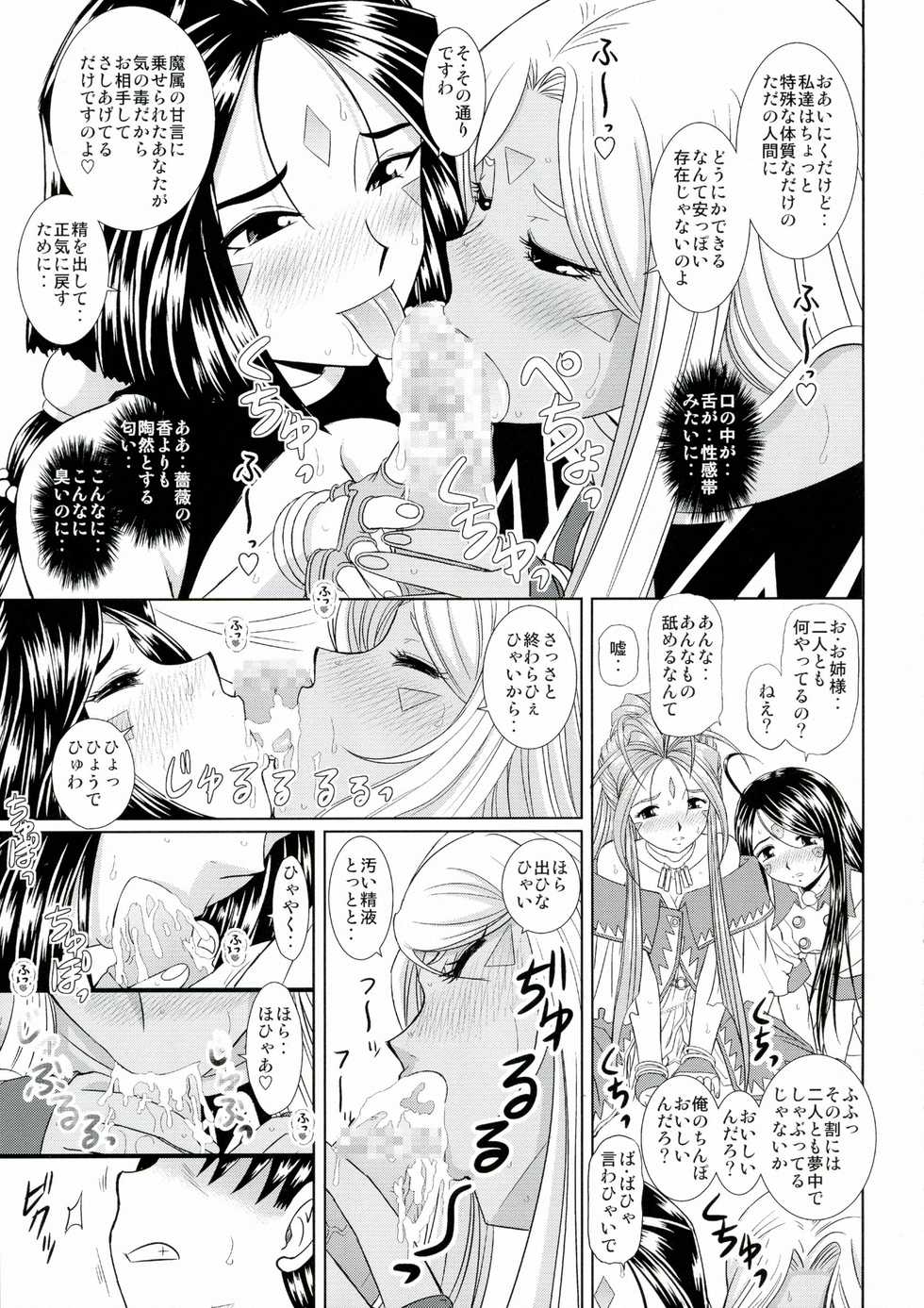 (C80) [Studio Wallaby (Haruhonya)] Daten Suru Made Okasare Tsuzukeru Megami-sama no Monogatari (Ah! My Goddess) - Page 8