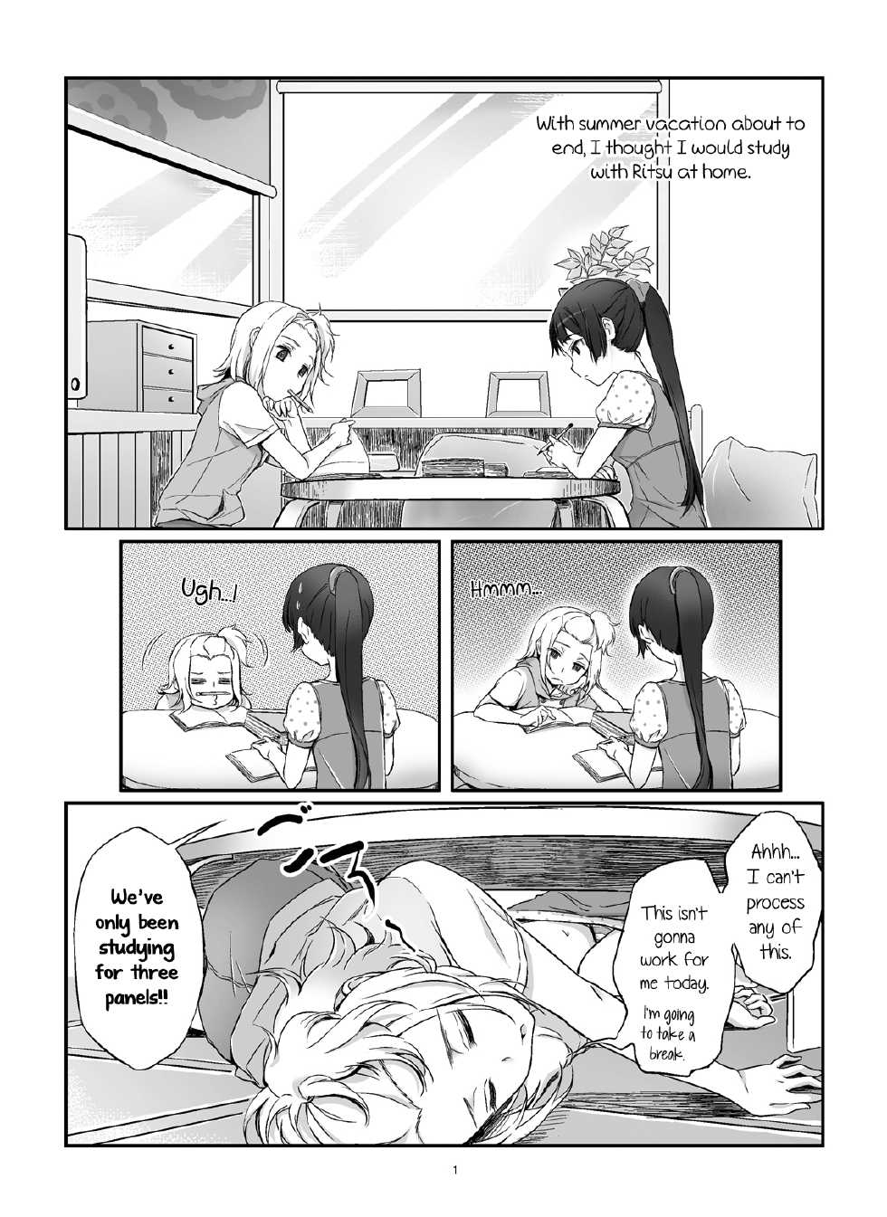 [soramimi (Mytyl)] lesson!! (K-ON!) [English] [Yuri-ism] [Digital] - Page 2