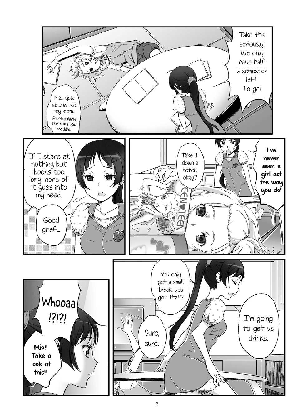 [soramimi (Mytyl)] lesson!! (K-ON!) [English] [Yuri-ism] [Digital] - Page 3