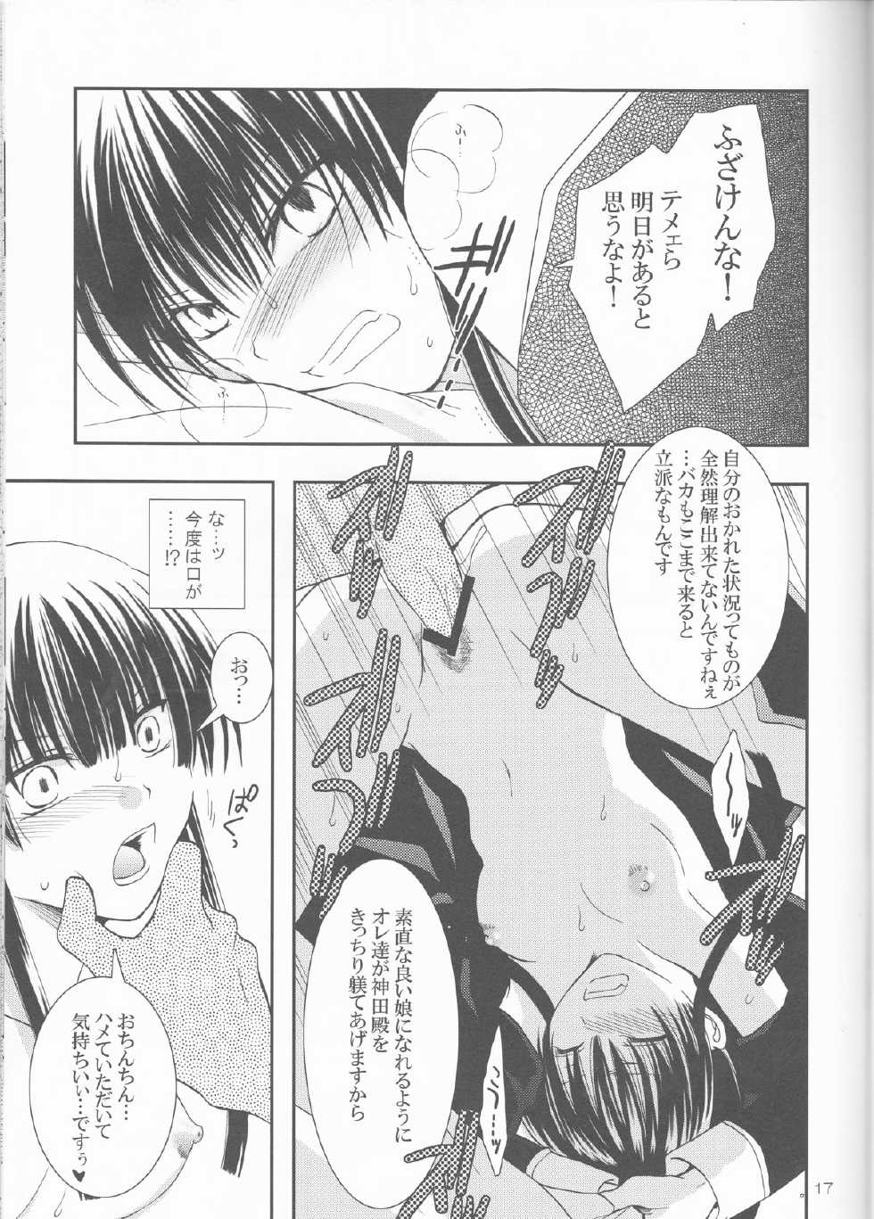 (SUPERKansai13) [Kurohinabako (Kuro Hiyoko)] Ayatsurare (D.Gray-man) - Page 17