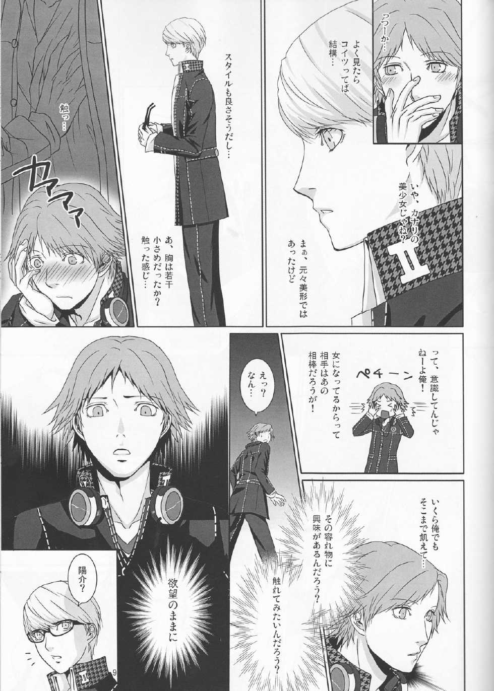 (CCOsaka92) [G.G.M, Superficial Gossip (Umiten, Okome)] What happened?! (Persona 4) - Page 10
