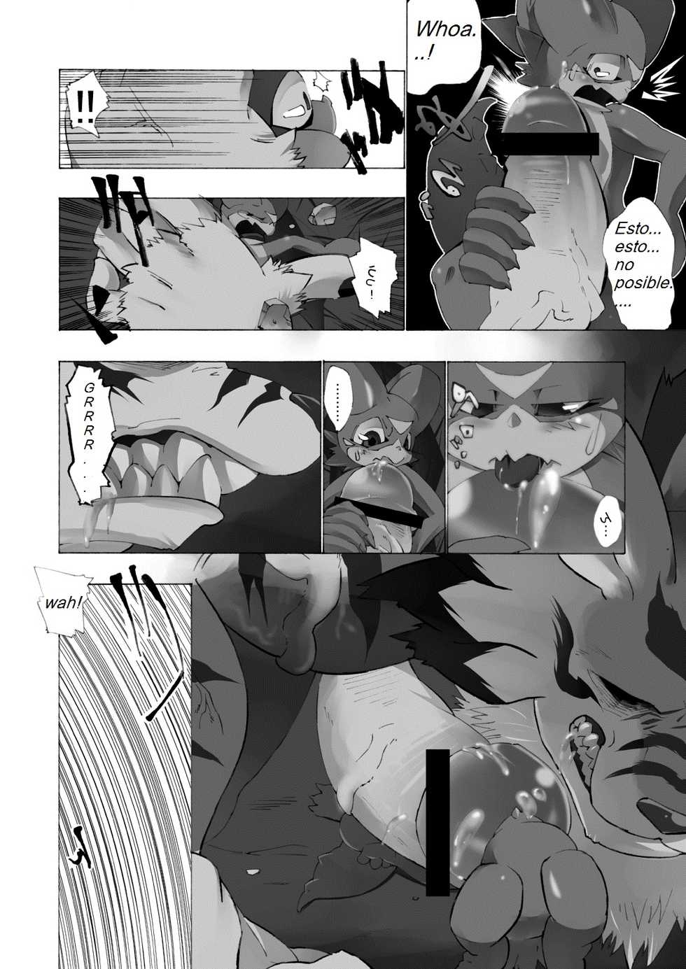 (C79) [Urusai Kokuen (Ekataraf)] Koso 6-Zikan Seisakukikan 3-Nichidatta hon (Digimon) [Spanish] - Page 12