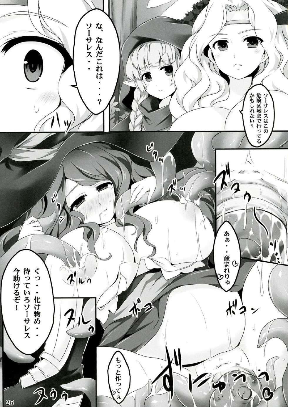 (C84) [Eucalyptus House (Mini Koara)] Majo no Mitsu (Dragon's Crown) - Page 25