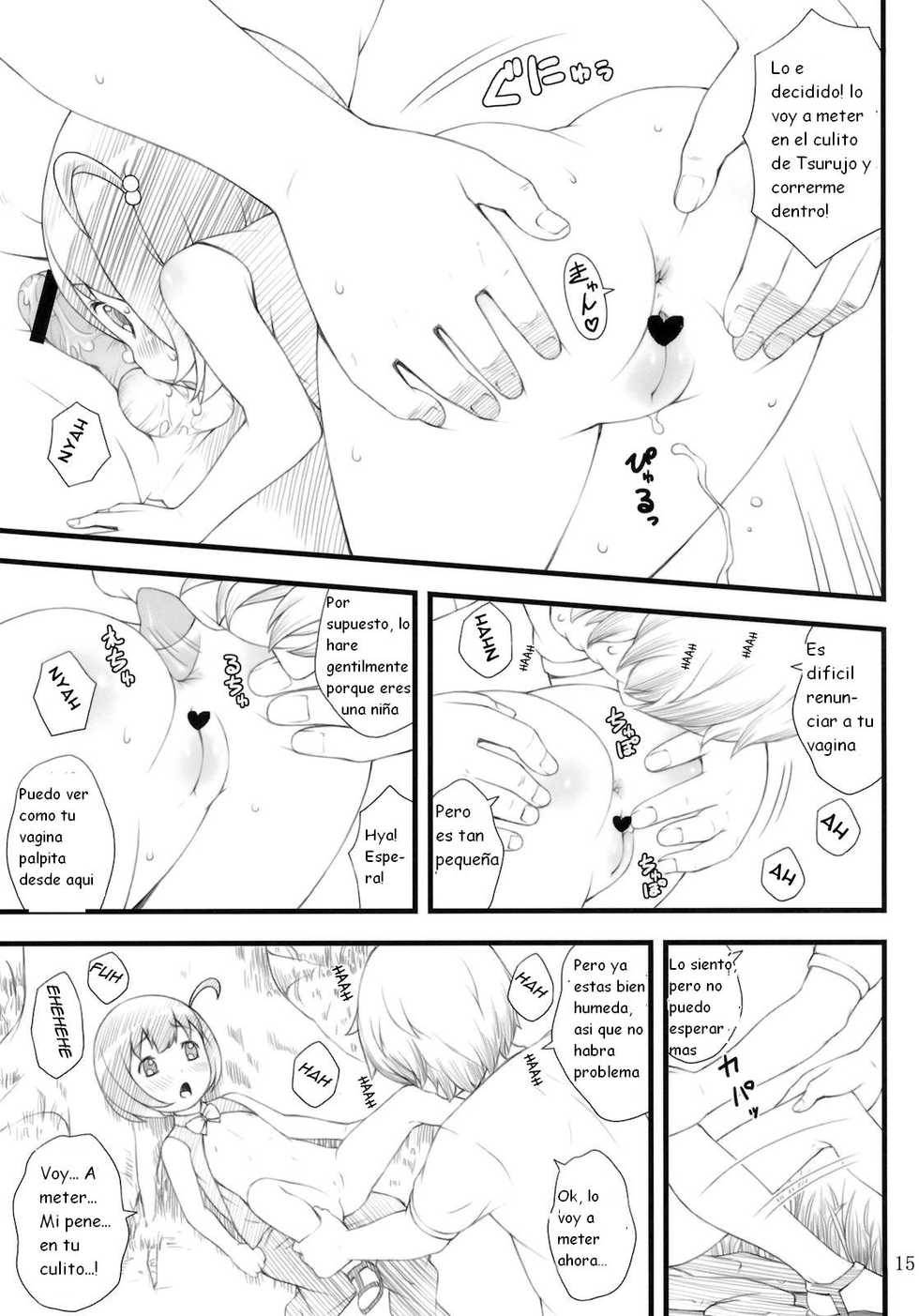 (C80) [Akatama (Sakurafubuki Nel)] 11summer Hana (Ano Hi Mita Hana no Namae wo Bokutachi wa Mada Shiranai) [Spanish] [Kurotao] - Page 14