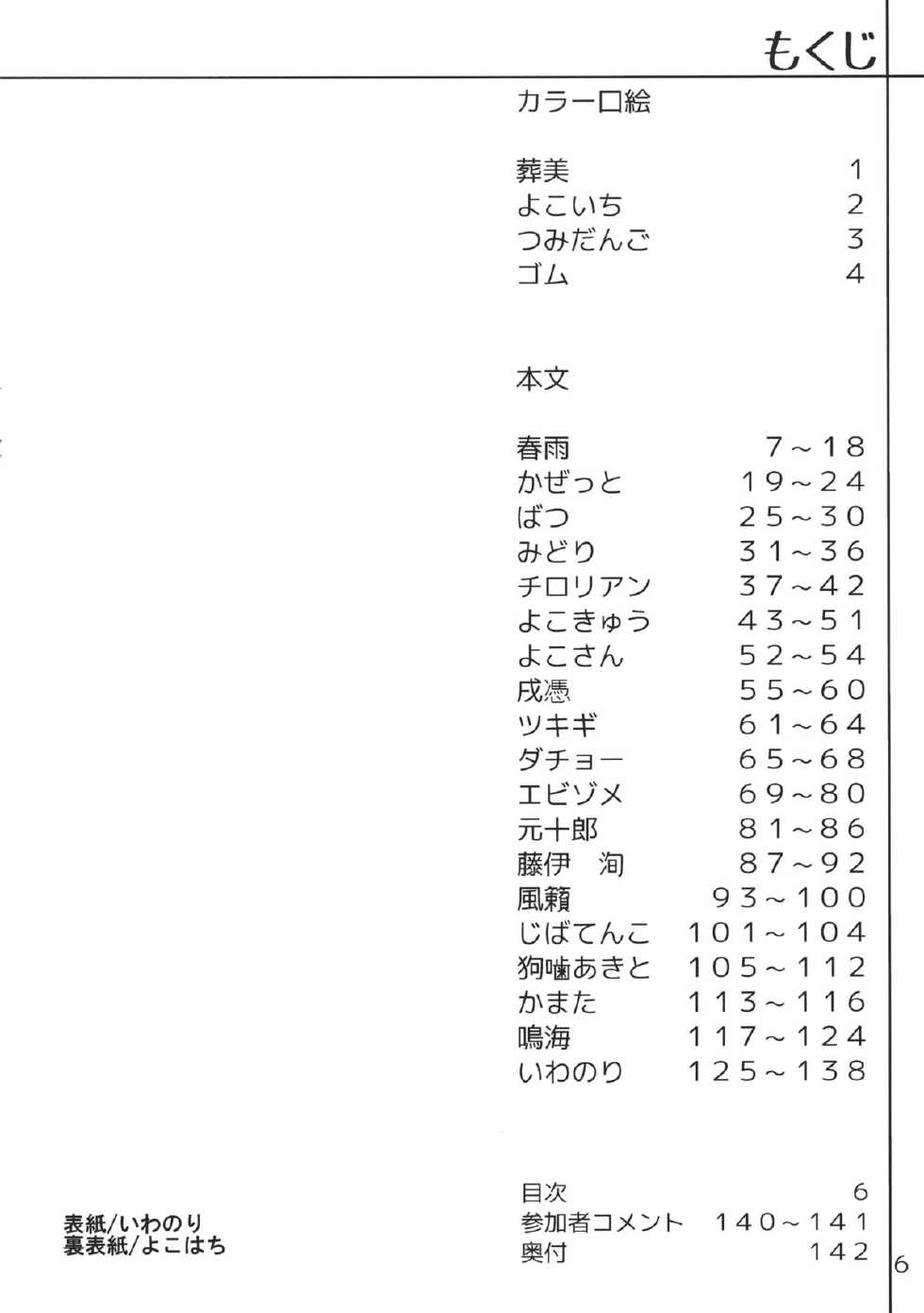 (Reitaisai 10) [Nori Tokumori (Various)] Ano Hi Shittaka butte sura Inakatta Iku-san wa Touzen Otoko wo Shiranai. (Touhou Project) - Page 8