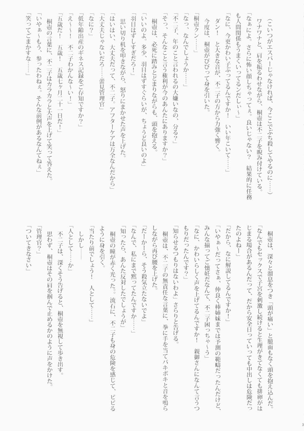 (C76) [JIBAKU-SYSTEM (Suzuki Amaharu, Kuroda Hyakunenn)] M.I.N.A.M.O.T.O (Zettai Karen Children) - Page 31