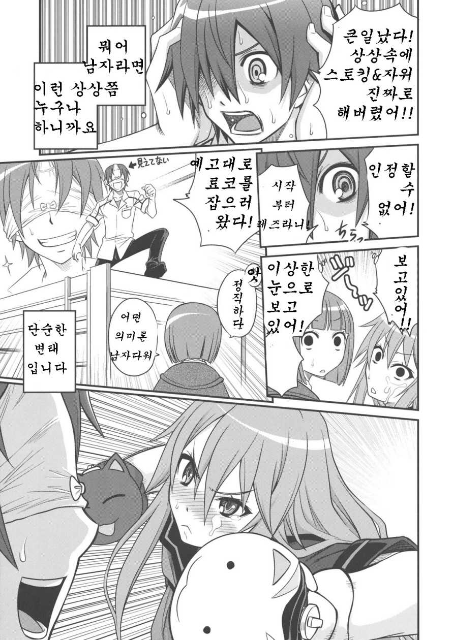 (C78) [Studio Tar (Kyouichirou)] Ookami-san to Akuma no DokuDoku Ringo!! (Ookami-san to Shichinin no Nakama-tachi)  [korean] - Page 5