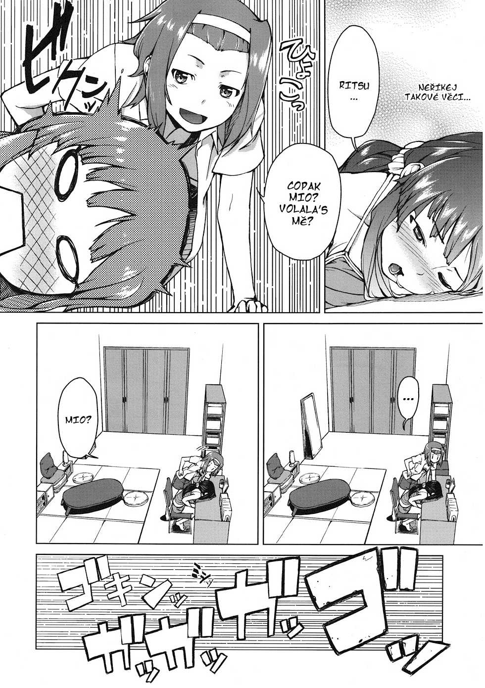 (C78) [Kyuukeijo no Higashi (Aduma Ren)] Sweet girls (K-ON!) [Czech] - Page 9