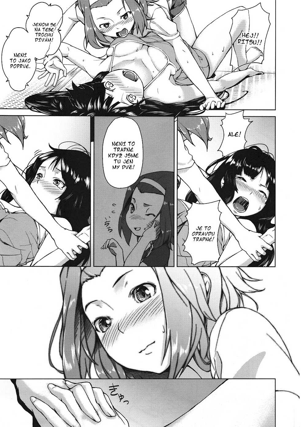 (C78) [Kyuukeijo no Higashi (Aduma Ren)] Sweet girls (K-ON!) [Czech] - Page 12