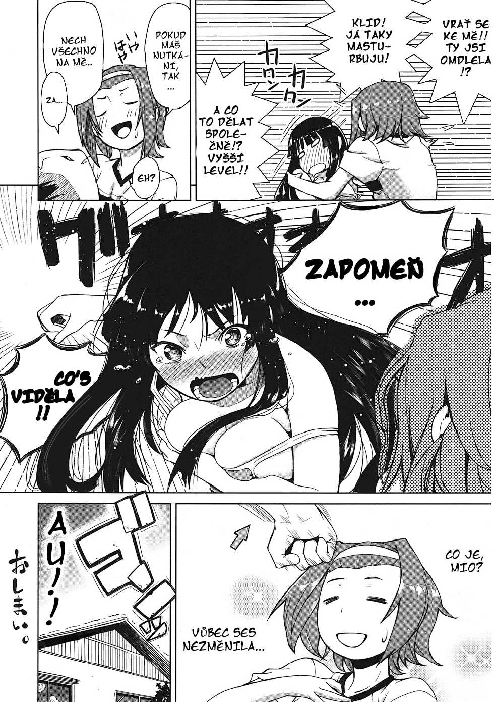 (C78) [Kyuukeijo no Higashi (Aduma Ren)] Sweet girls (K-ON!) [Czech] - Page 23