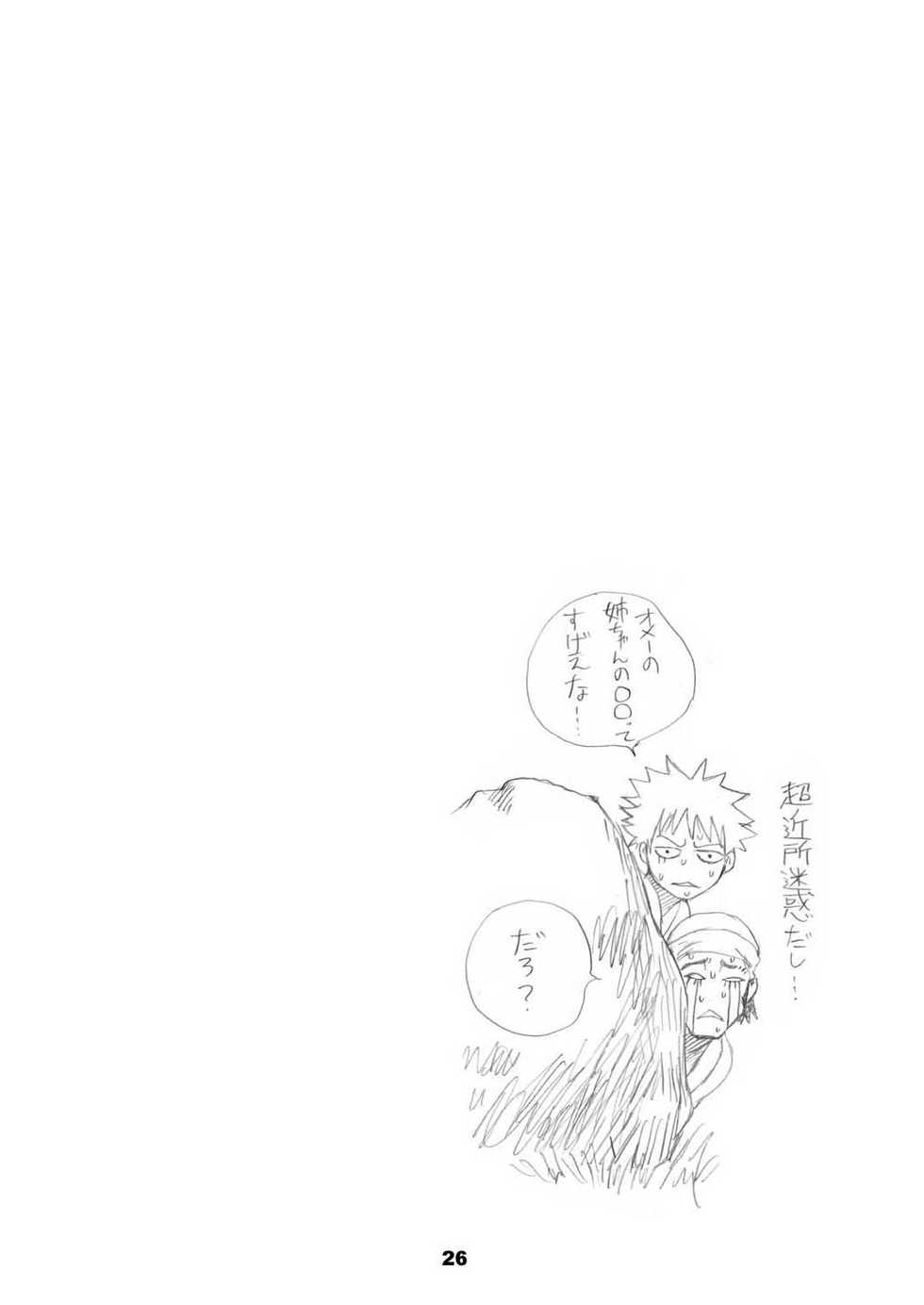 (C71) [Nichijou Superumisu (Rokuku)] Kakaku Syasei Niban (Bleach) - Page 26