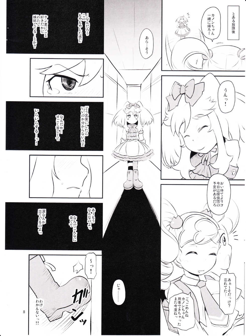 (C78) [HellDevice (nalvas)] Kanon-chan Juuryoku 100-bai! (Anyamaru Tantei Kiruminzoo) - Page 7