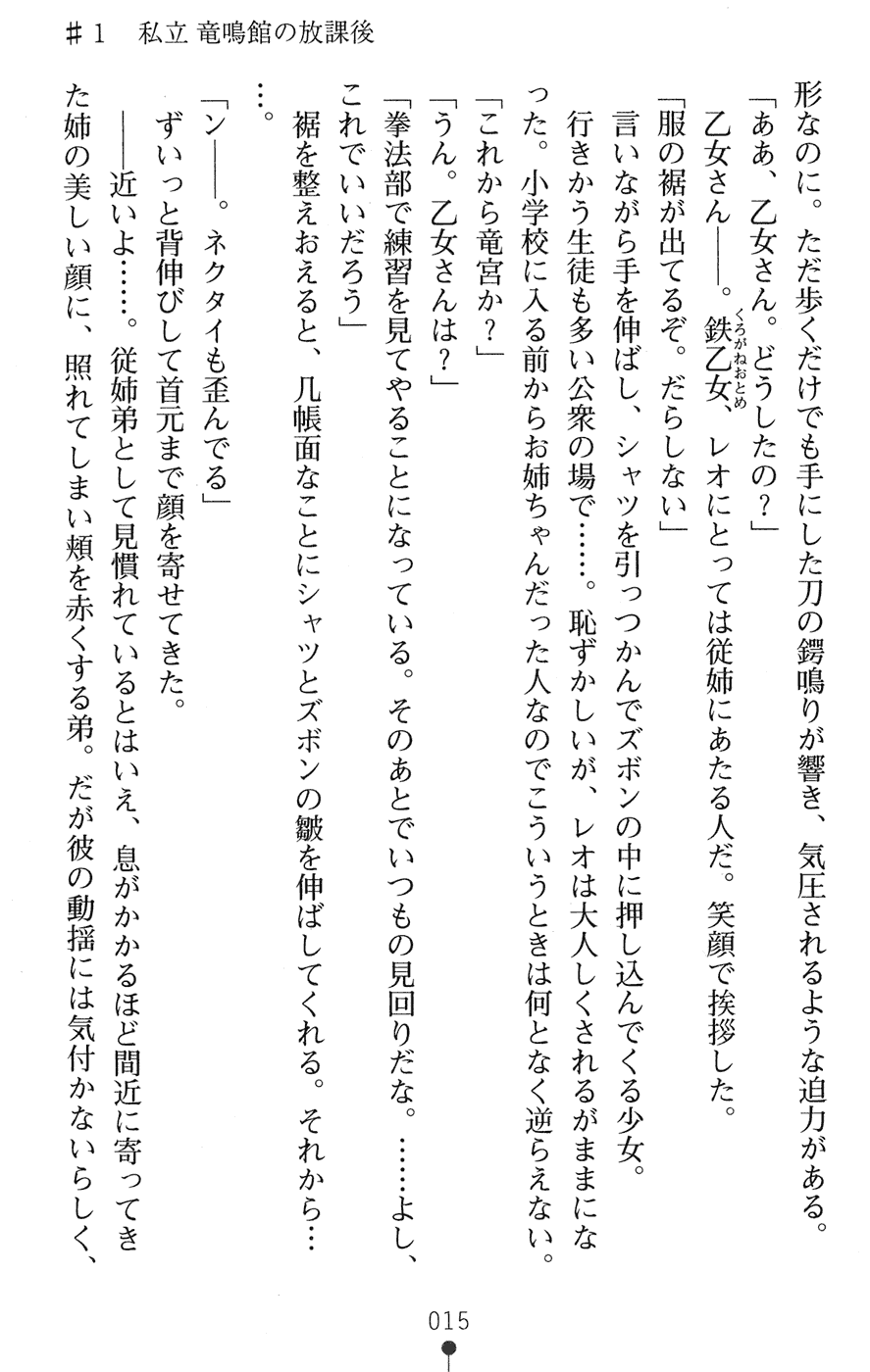 [Sakaki Kasa] Tsuyokiss Another Story Kurogane Otome no Baai (Nijigen Game no Bells 06) - Page 19