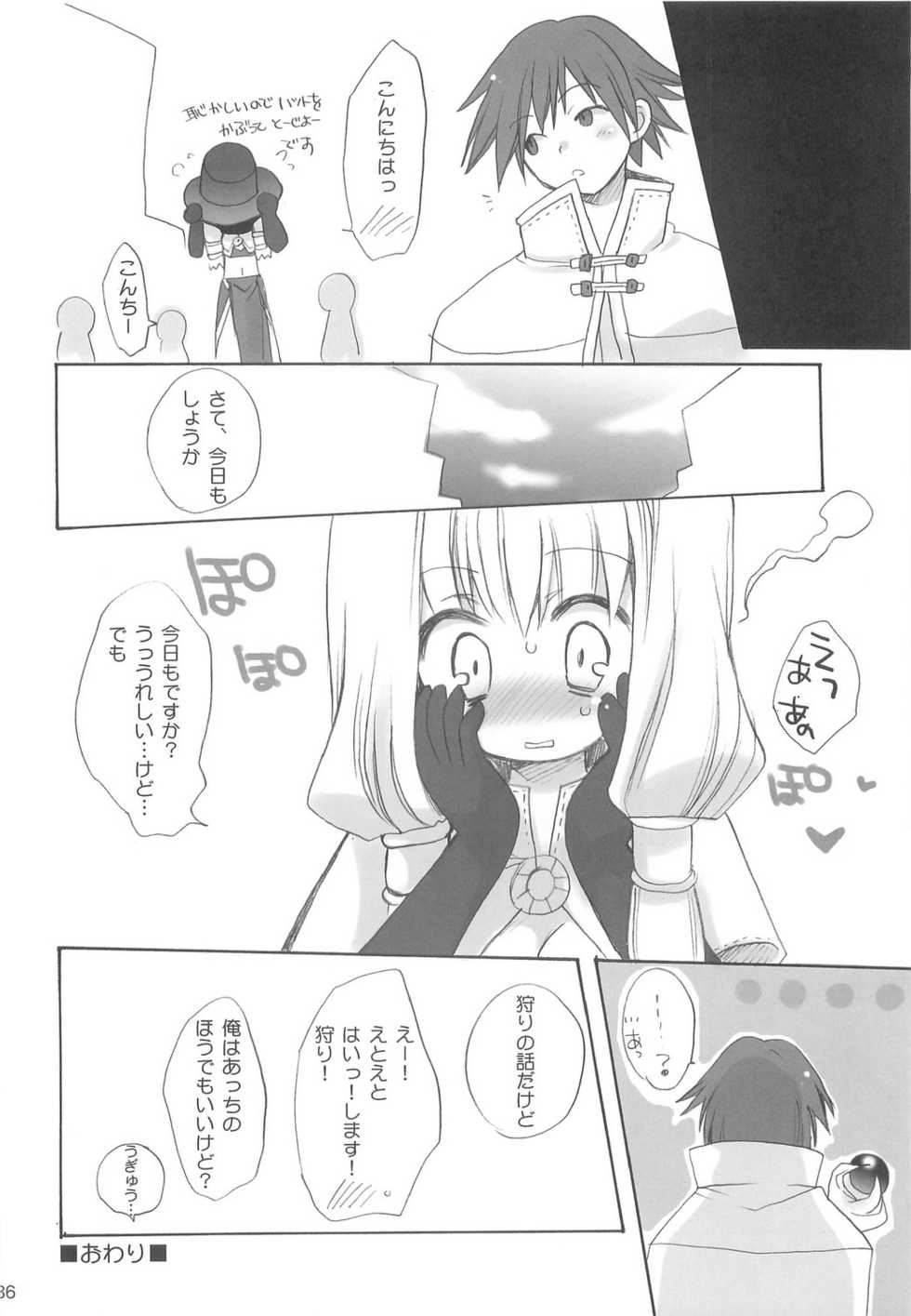 (C66) [Kimpotsu, Shishamo House (Araki Akira, Araki Kanao)] RAG-PETA (Ragnarok Online) - Page 35